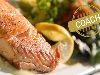 Rezept: Lachs auf Gemüsenudeln